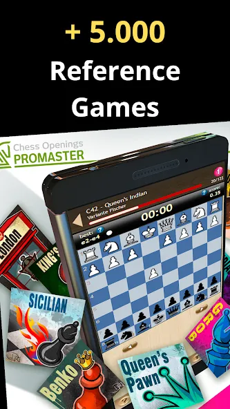 Скачать Chess Openings Promaster (Мод: Открыты все шахматные дебюты) на Андроид — скриншот 5