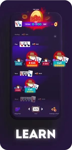 Скачать Prometheus: Battle Poker (Мод: Безлимитные фишки и бонусы) на Андроид — скриншот 2