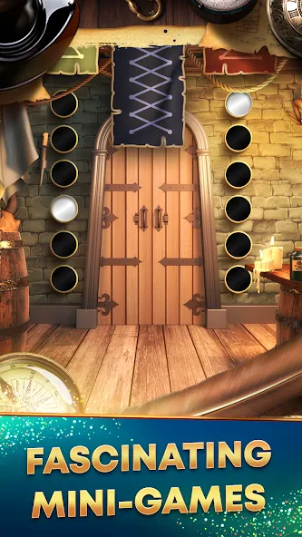 Puzzle 100 Doors - Room escape на Андроид — Мод Безлимитные подсказки и открыты все двери — скриншот 2