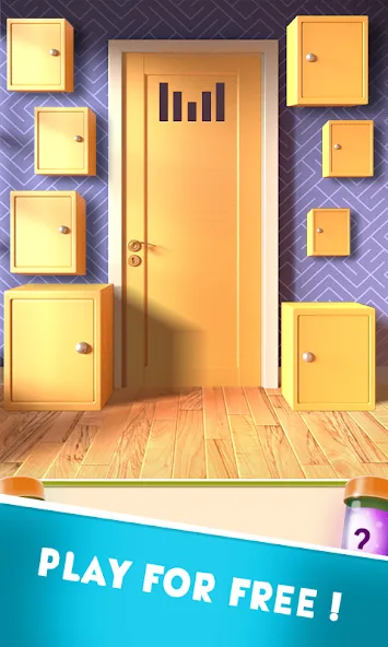 100 Doors Puzzle Box на Андроид — Мод Открыты все двери и уровни — скриншот 2