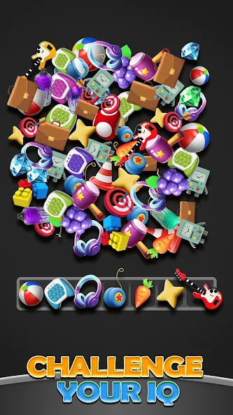 Triple Match 3D Ultimate Match Mod APK Безлимитные подсказки и жизни — Скачать на Андроид — скриншот 1 Triple Match 3D Ultimate Match Mod APK Безлимитные подсказки и жизни — Скачать на Андроид — скриншот 1