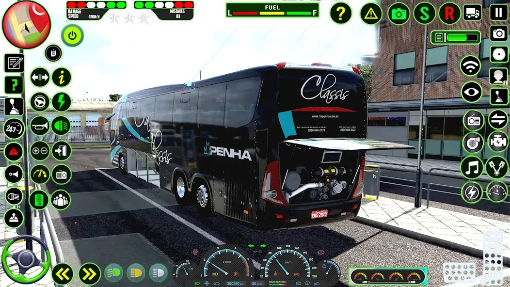 Euro Coach Bus Simulator 3D (Мод Безлимитные деньги и топливо) — скриншот 2 Euro Coach Bus Simulator 3D (Мод Безлимитные деньги и топливо) — скриншот 2