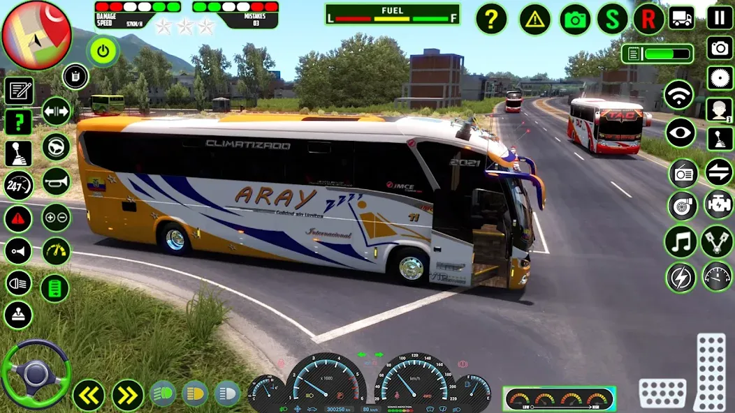 Euro Coach Bus Simulator 3D (Мод Безлимитные деньги и топливо) — скриншот 4 Euro Coach Bus Simulator 3D (Мод Безлимитные деньги и топливо) — скриншот 4