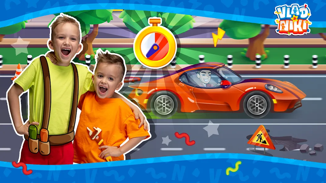 Vlad and Niki: Car Service — Безлимитные деньги и все машины открыты — скриншот 4
