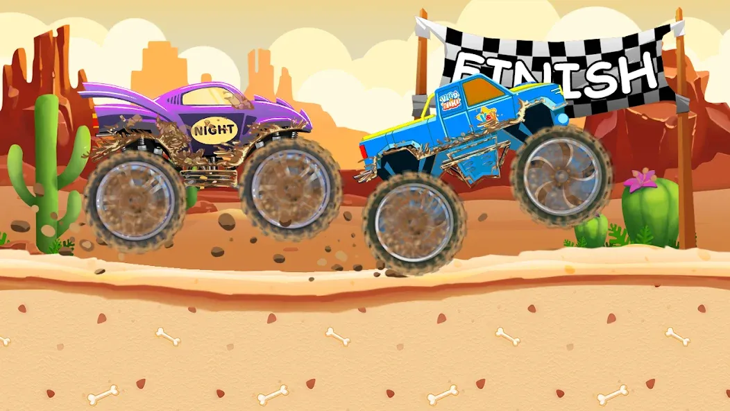 Monster Truck Vlad & Niki на Андроид — Безлимитные деньги и все машины — скриншот 2