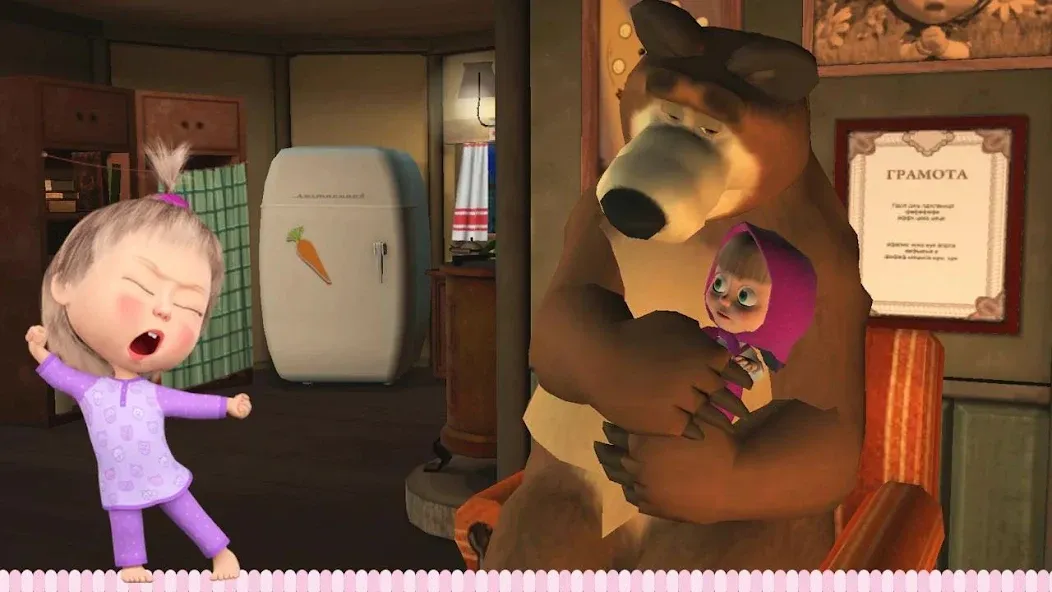Скачать Masha and the Bear: Good Night на телефон — Открыты все сказки и персонажи — скриншот 1