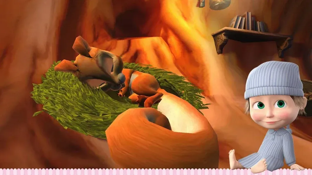 Скачать Masha and the Bear: Good Night на телефон — Открыты все сказки и персонажи — скриншот 2