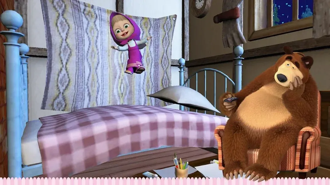 Скачать Masha and the Bear: Good Night на телефон — Открыты все сказки и персонажи — скриншот 3