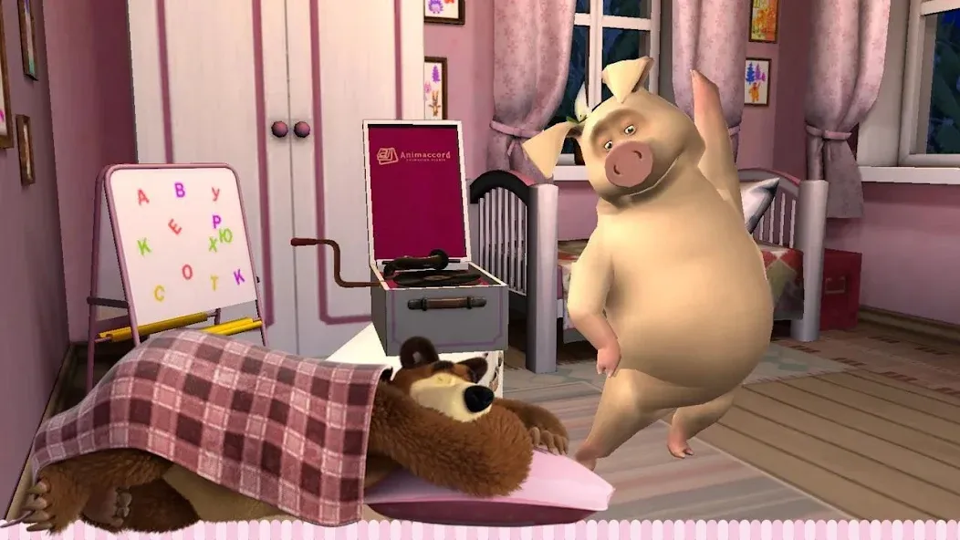 Скачать Masha and the Bear: Good Night на телефон — Открыты все сказки и персонажи — скриншот 4