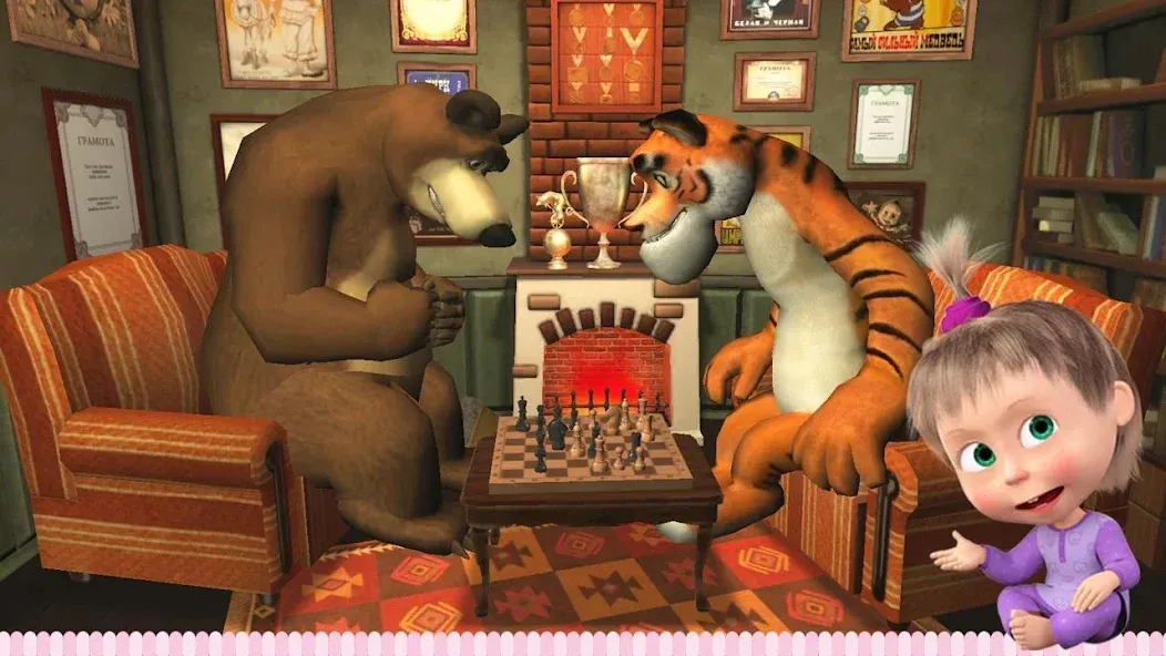 Скачать Masha and the Bear: Good Night на телефон — Открыты все сказки и персонажи — скриншот 5