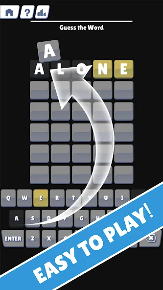 Wordly - Try to Guess Word MOD APK — Безлимитные попытки и подсказки — скриншот 2 Wordly - Try to Guess Word MOD APK — Безлимитные попытки и подсказки — скриншот 2