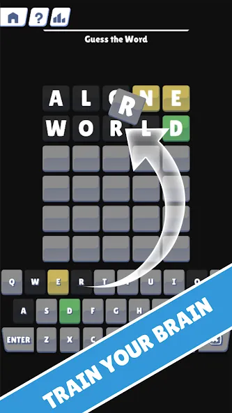 Wordly - Try to Guess Word MOD APK — Безлимитные попытки и подсказки — скриншот 3 Wordly - Try to Guess Word MOD APK — Безлимитные попытки и подсказки — скриншот 3