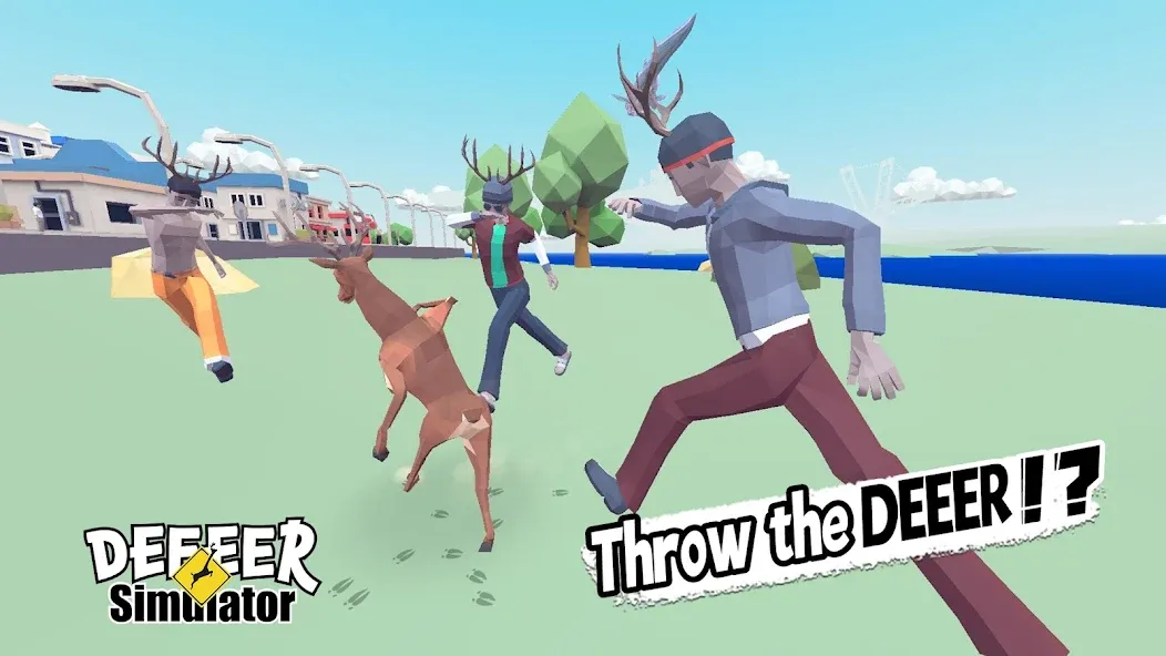 DEEEER Simulator: Modern World — Мод: Безлимитные деньги и открыты все уровни — скриншот 2