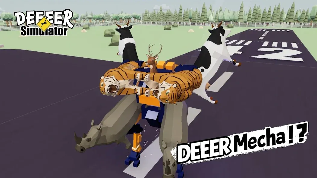DEEEER Simulator: Modern World — Мод: Безлимитные деньги и открыты все уровни — скриншот 5