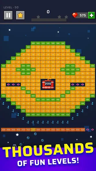 Скачать Brick Out - Shoot the ball — Модификация Без рекламы и бесконечные жизни — скриншот 2
