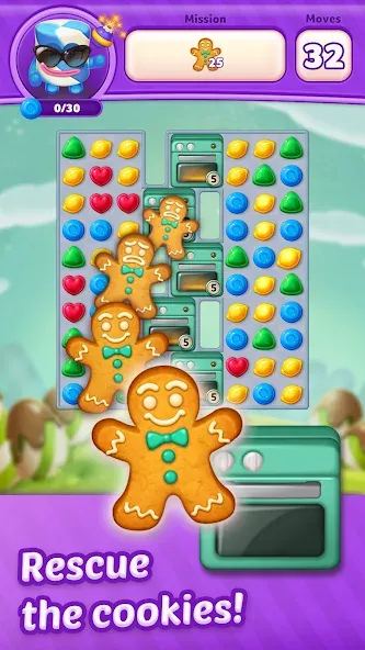 Скачать Lollipop Sweet Heroes Match3 — Последняя версия (Безлимитные жизни и подсказки) — скриншот 2 Скачать Lollipop Sweet Heroes Match3 — Последняя версия (Безлимитные жизни и подсказки) — скриншот 2