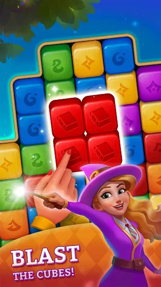 Magic Blast: Mystery Puzzle — Мод: Безлимитные жизни и подсказки — скриншот 2 Magic Blast: Mystery Puzzle — Мод: Безлимитные жизни и подсказки — скриншот 2
