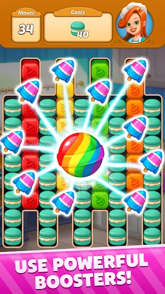 Скачать взлом Sweet Cube Blast на Андроид — Безлимитные жизни и усилители — скриншот 3 Скачать взлом Sweet Cube Blast на Андроид — Безлимитные жизни и усилители — скриншот 3