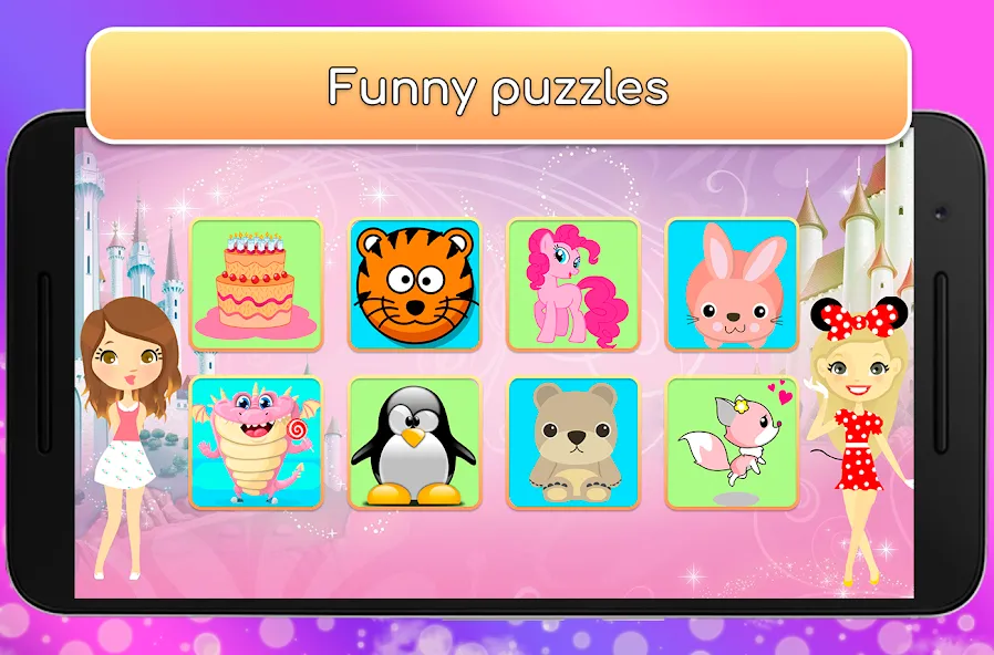 Скачать Kids Games for Girls. Puzzles на телефон — Все головоломки разблокированы — скриншот 2 Скачать Kids Games for Girls. Puzzles на телефон — Все головоломки разблокированы — скриншот 2