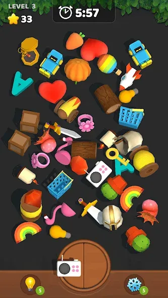 Взломанная Match 3D Blast Matching Games на Андроид — Безлимитные подсказки и жизни — скриншот 1