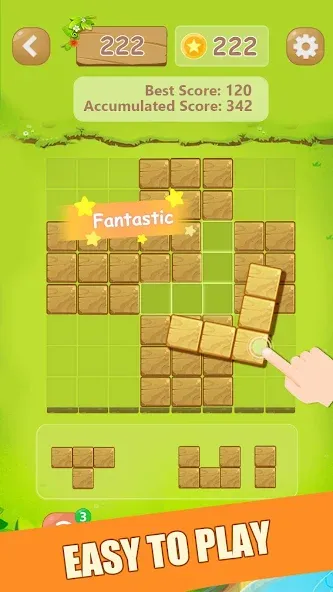 Скачать взлом Puzzle Green Blocks на Андроид — Все уровни и без рекламы — скриншот 4