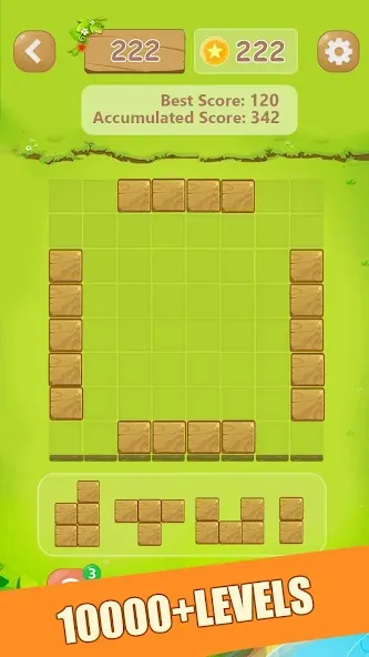 Скачать взлом Puzzle Green Blocks на Андроид — Все уровни и без рекламы — скриншот 5