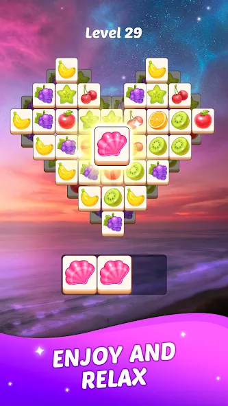 Match Tile Scenery — Безлимитные подсказки и монеты — скриншот 1