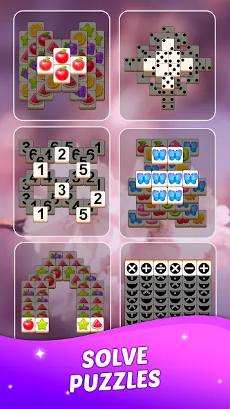 Match Tile Scenery — Безлимитные подсказки и монеты — скриншот 3
