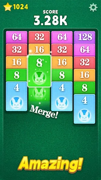 Скачать Merge Card Puzzle — Безлимитные монеты и подсказки — скриншот 2