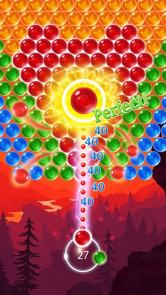 Bubble Shooter Magic Forest (Мод Безлимитные монеты и жизни) — скриншот 1
