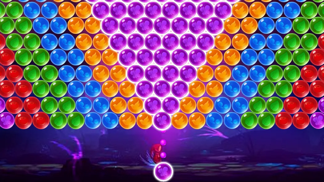 Bubble Shooter Magic Forest (Мод Безлимитные монеты и жизни) — скриншот 2