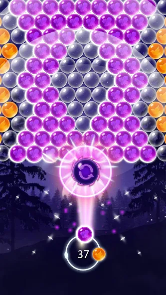 Bubble Shooter Magic Forest (Мод Безлимитные монеты и жизни) — скриншот 3