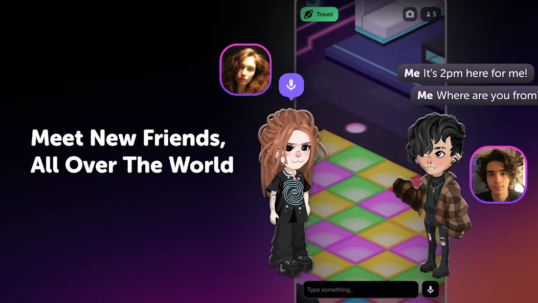 Взломанная Highrise: Avatar, Meet & Play на Андроид — Безлимитные монеты и открыты наряды — скриншот 1