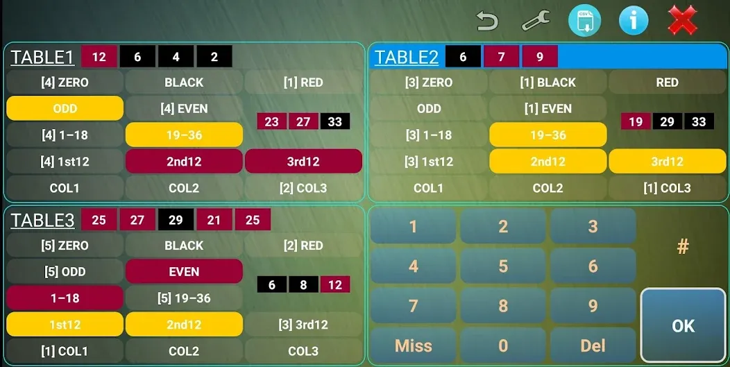 Roulette Counter Multi Tables — Счетчик рулетки для нескольких столов — скриншот 3 Roulette Counter Multi Tables — Счетчик рулетки для нескольких столов — скриншот 3