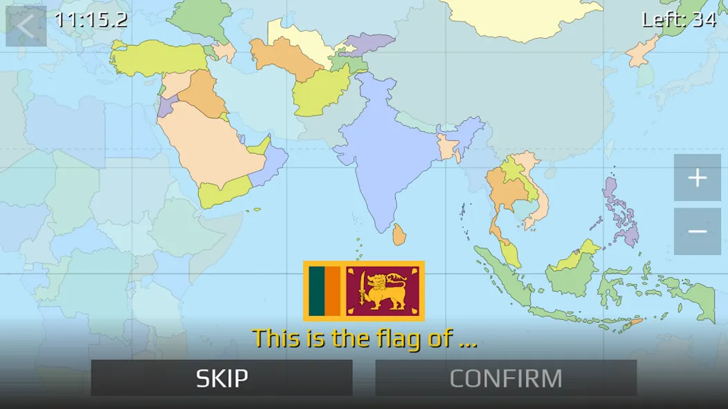 World Map Quiz MOD — Все страны и регионы открыты на Андроид — скриншот 2