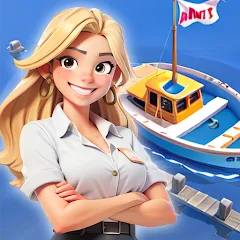 Idle Seafood Market -Tycoon на Андроид — Безлимитные деньги и ресурсы