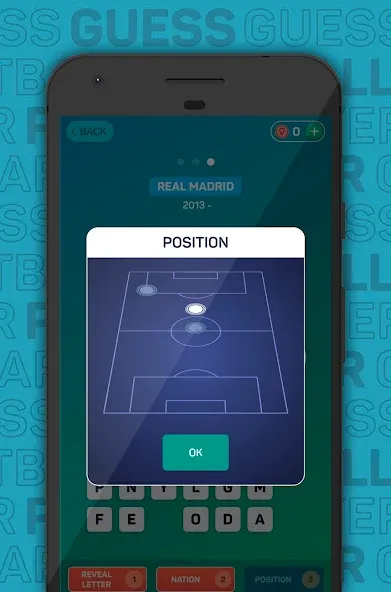 Guess The Footballer 2023 MOD APK на Android — Открыты все уровни и подсказки — скриншот 3