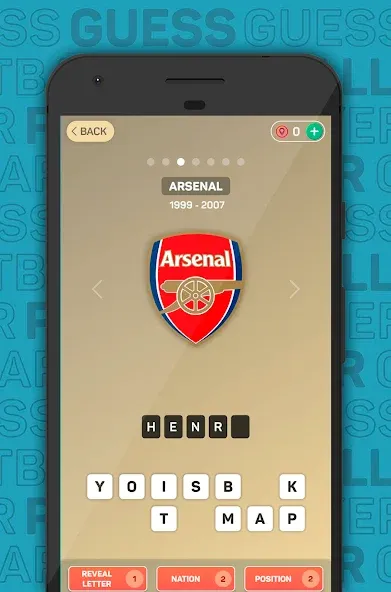 Guess The Footballer 2023 MOD APK на Android — Открыты все уровни и подсказки — скриншот 4