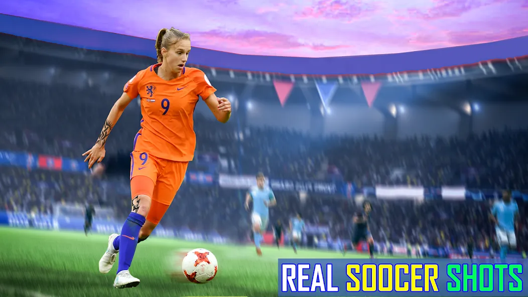 Soccer Kick Worldcup Champion MOD APK — Безлимитные монеты и открытые уровни — скриншот 1
