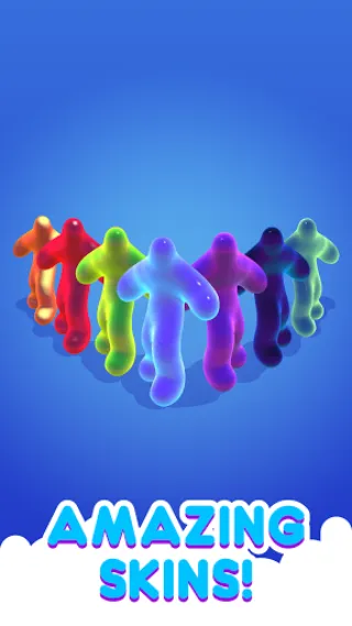 Blob Runner 3D на Андроид — Безлимитные монеты и открыты скины — скриншот 5