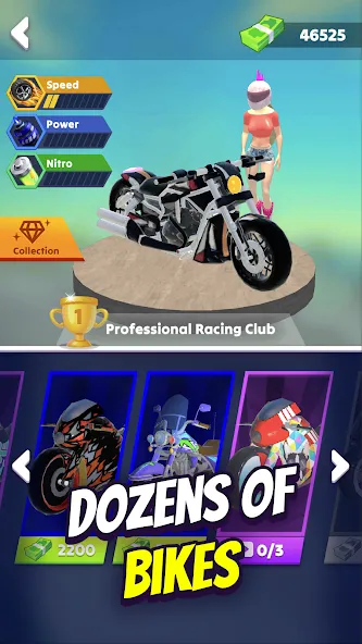 Взлом Wild Wheels: Bike Racing — Безлимитные деньги и все байки открыты — скриншот 4 Взлом Wild Wheels: Bike Racing — Безлимитные деньги и все байки открыты — скриншот 4