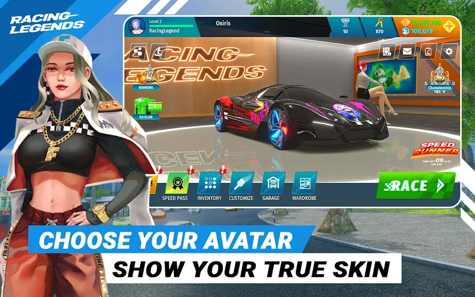 Скачать Racing Legends Funzy (Мод: Безлимитные деньги и топливо) на Андроид — скриншот 2