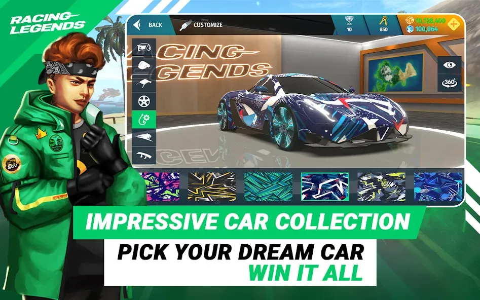 Скачать Racing Legends Funzy (Мод: Безлимитные деньги и топливо) на Андроид — скриншот 4