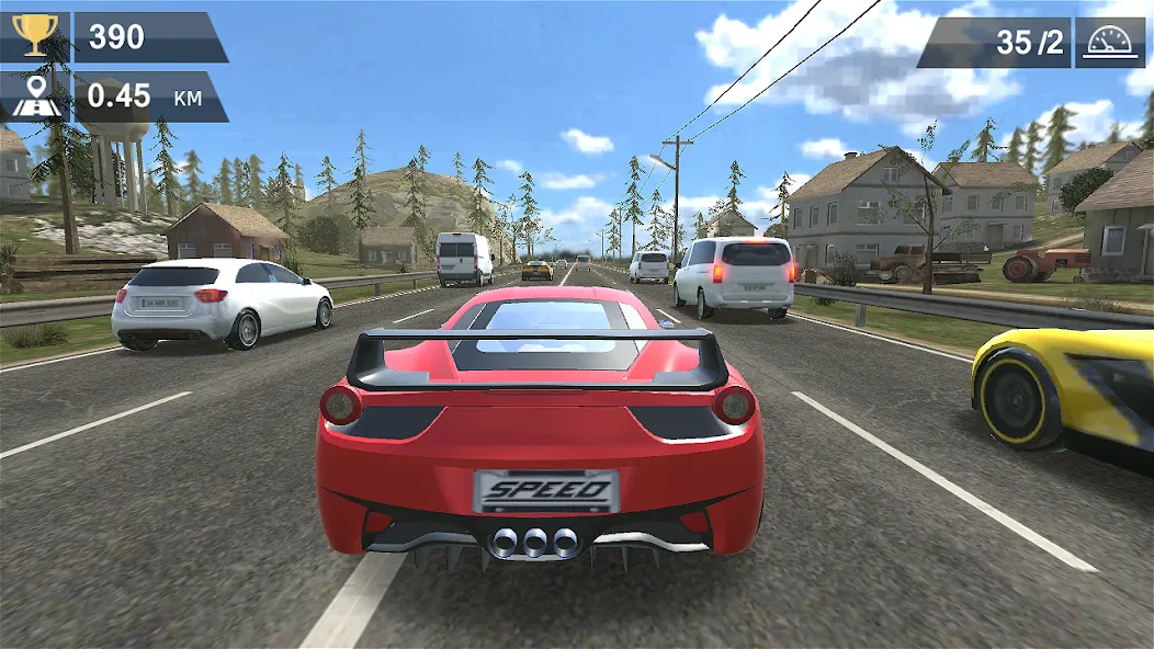 Скачать Racing Traffic Car Speed — Безлимитные деньги и все машины открыты — скриншот 5