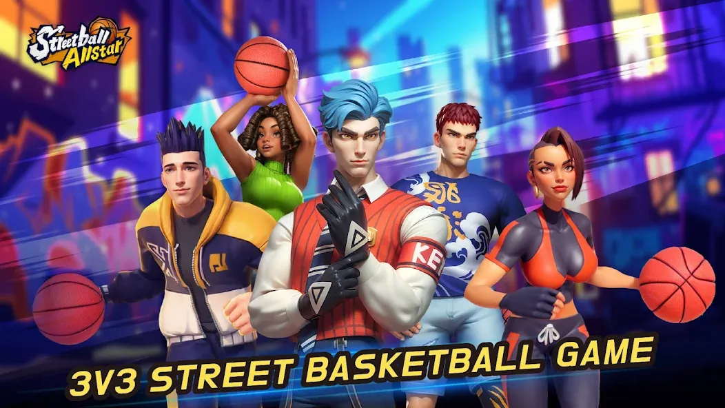 Скачать Streetball Allstar на телефон — Безлимитные деньги и алмазы — скриншот 1