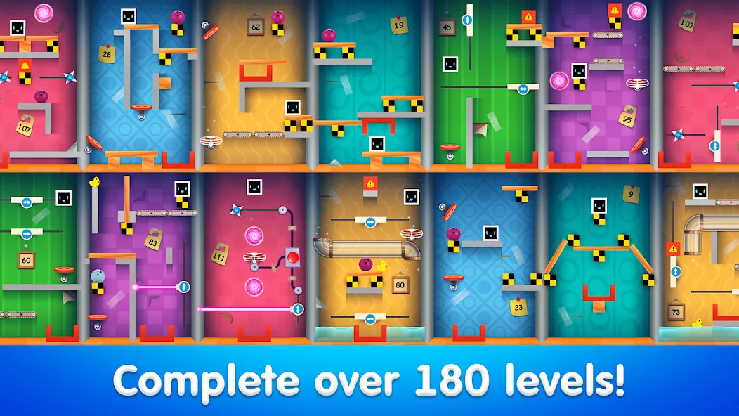 Скачать Heart Box: physics puzzle game на телефон — Открыты все уровни и решения — скриншот 4