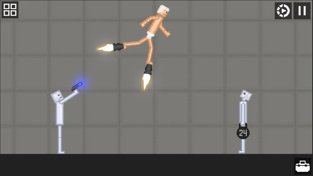 Human Playground Sandbox Mod APK Новые уровни и предметы — Скачать на Андроид — скриншот 3