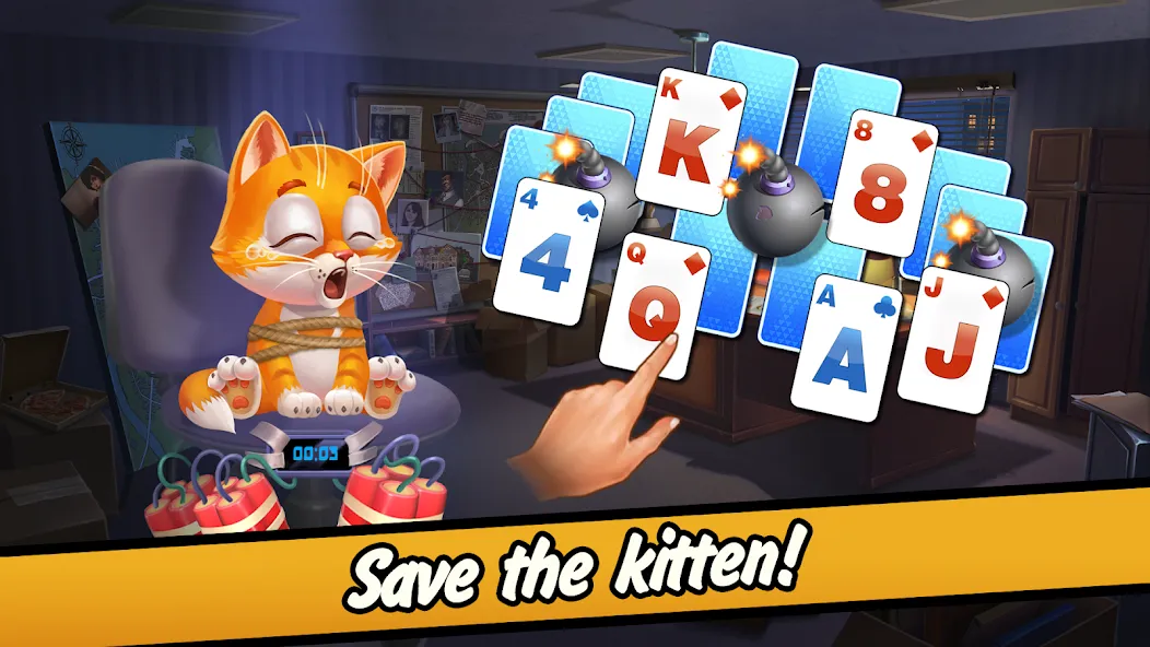 Solitaire Crime Stories Mod APK Безлимитные подсказки и жизни — Скачать на Андроид — скриншот 1 Solitaire Crime Stories Mod APK Безлимитные подсказки и жизни — Скачать на Андроид — скриншот 1