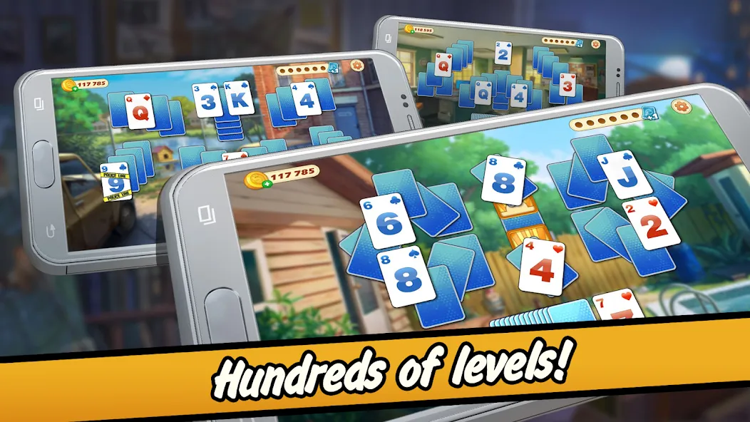 Solitaire Crime Stories Mod APK Безлимитные подсказки и жизни — Скачать на Андроид — скриншот 3 Solitaire Crime Stories Mod APK Безлимитные подсказки и жизни — Скачать на Андроид — скриншот 3
