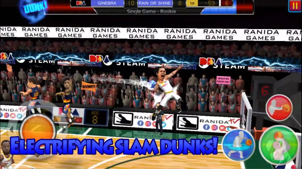 Скачать Basketball Slam! — Последняя версия (Безлимитные деньги и энергия) — скриншот 2